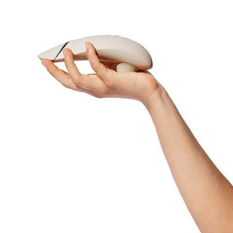 Womanizer Premium 2 Rechargeable Silicone Luxurious Pleasure Air Clitoral Stimulator in Gray