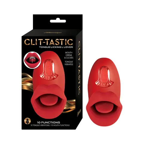 Clit-Tastic Tongue Licking Lover in Red