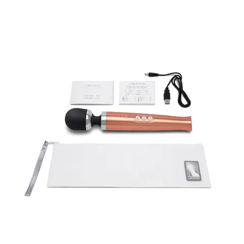 Le Wand Die Cast Rechargeable Massager Rose Gold