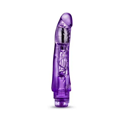 Naturally Yours Mambo Vibe Realistic 9 in. Vibrating Dildo in Purple