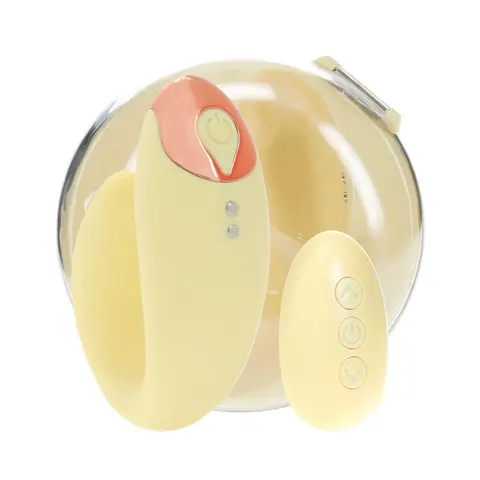 LoveLine Daydream AirTapTech Rechargeable Vibrator in Yellow