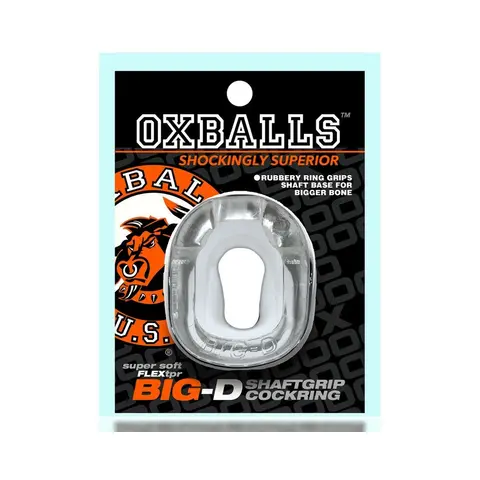Oxballs Big-D Shaft Grip Cockring in Clear