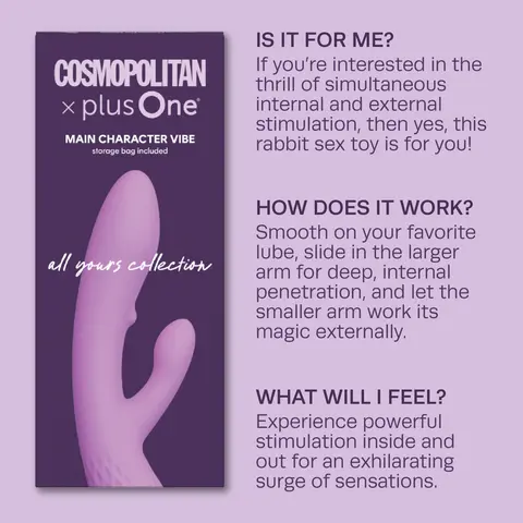 Cosmopolitan X plusOne Main Character Vibe