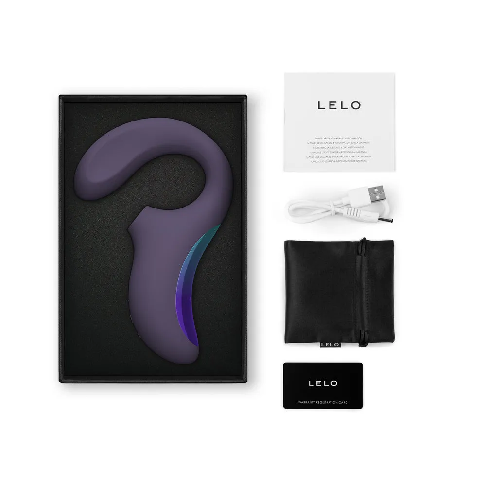 LELO Enigma Wave Suction Dual Stimulator in Cyber Purple