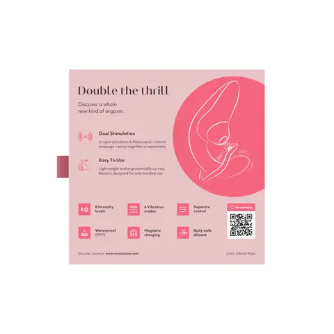 Womanizer Blend Vibrant in Rose