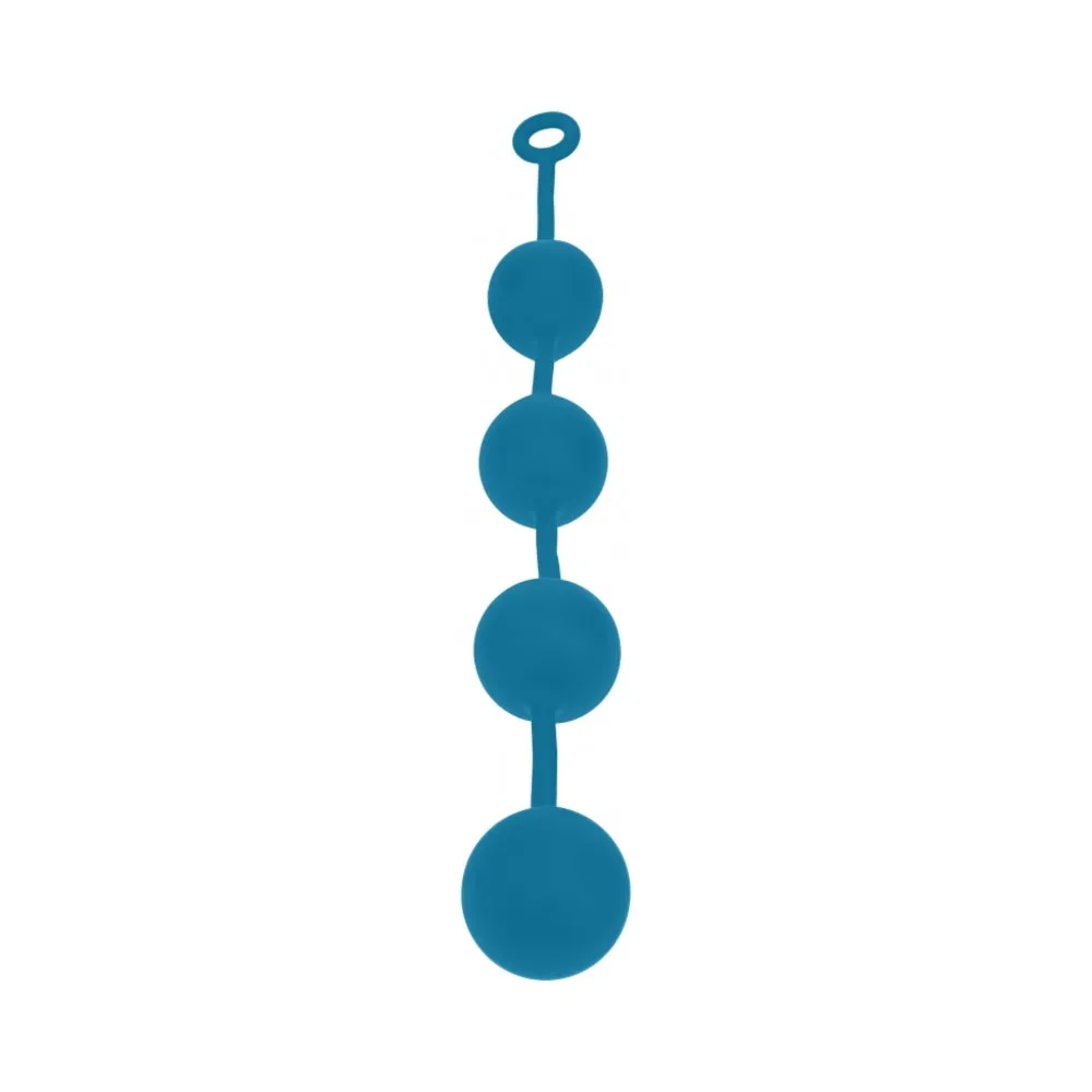 LEVELZ Round Silicone Anal Balls XXLarge 60 mm Teal