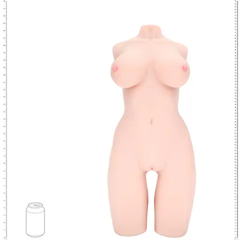 Xkin Bodyforms Lyla Rose Posable Dual Entry Vibrating Masturbator Beige