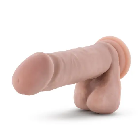 Dr. Skin Dr. William 8 in. Dildo with Balls in Beige