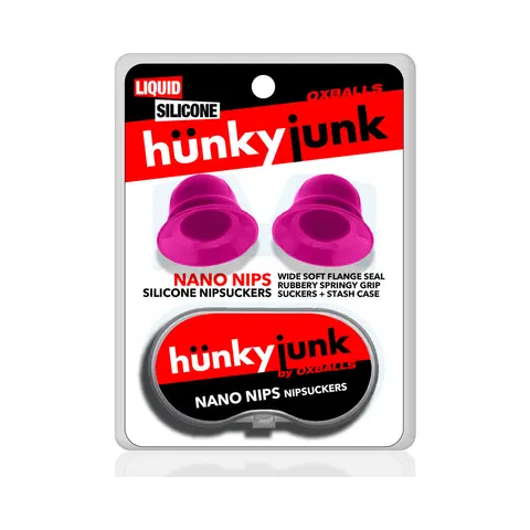 Hunkyjunk Nano Nips "Just The Tip" Nipple-Nubs Pink Silicone