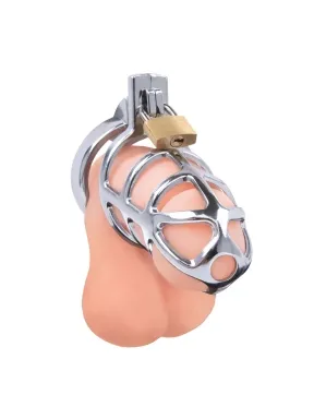 3.75 inch stainless steel prisoner cock cage