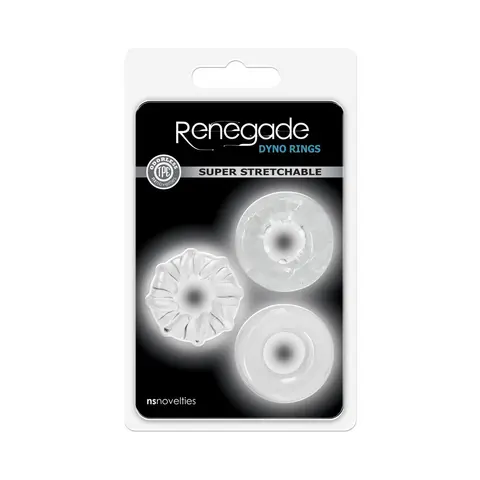 Renegade Dyno Rings 3-Pack in Clear