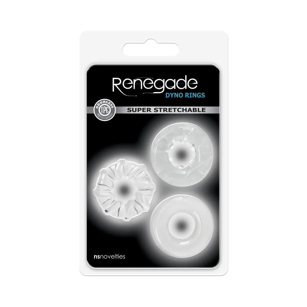 Renegade Dyno Rings 3-Pack in Clear