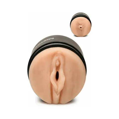Curve Toys Mistress Double Shot Mini Masturbator Pussy & Ass in Light