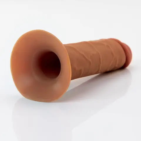 Fantasy X-Tensions Elite Hollow Silicone Strap-On 6 in. in Brown