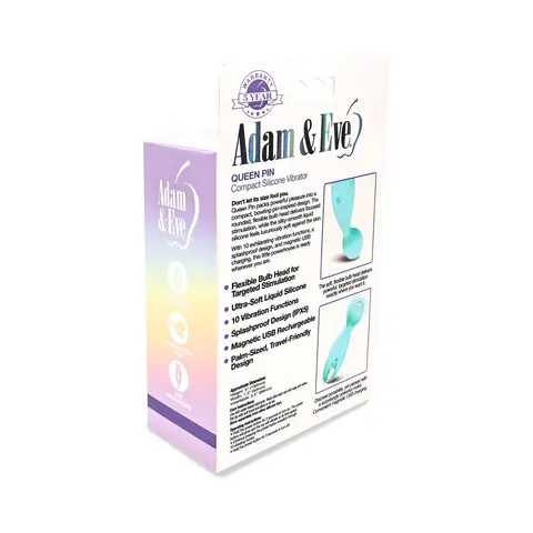 Adam & Eve Queen Pin Compact Silicone Vibrator