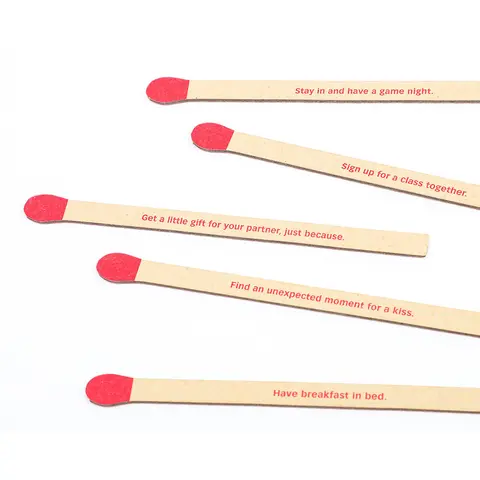 Spark Romance: 50 Ways to Deepen Your Connection Match Stick Game