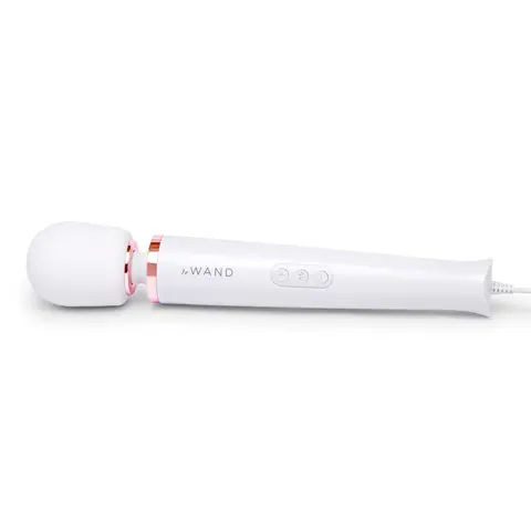 Le Wand Plug-In Vibrating Massager in White