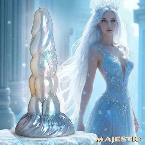 Majestic Crysta Silicone Dildo