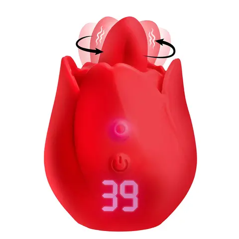 Bloomgasm Rose Kisser Licking & Vibrating Digital Clitoral Stimulator