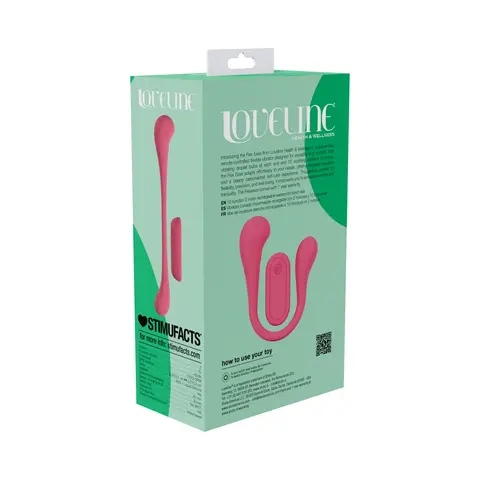 LoveLine FlexEase Bend Vibe Liquid Silicone in Pink