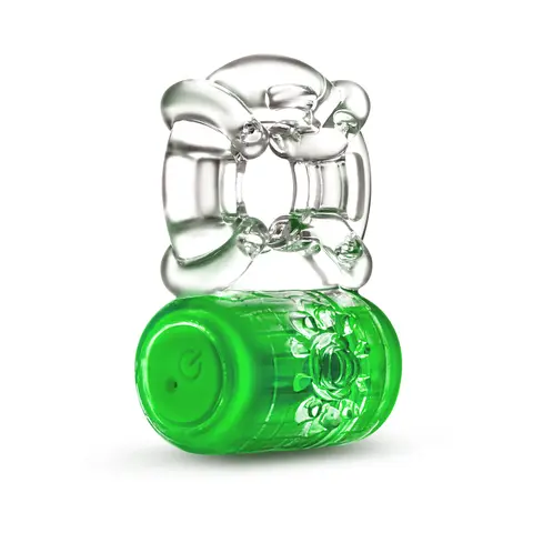 Play With Me Pleaser Rechargeable C-Ring Neon Green