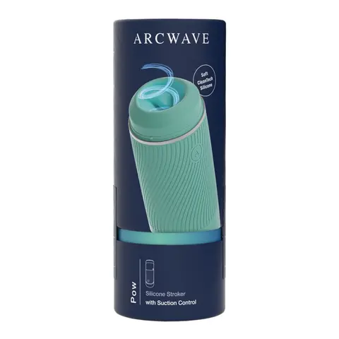 Arcwave Pow Silicone Stroker with Suction Control in Mint