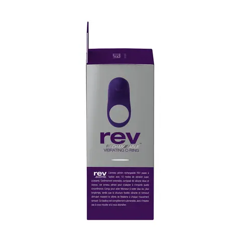 VeDO Rev Rechargeable Vibrating C-Ring in Purple