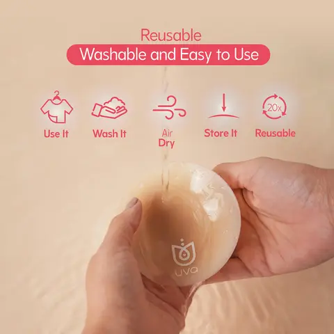 UVA Circular Nipple Covers in Caramel