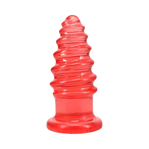 Crystal Jellies Anal Twist 7 in. in Pink
