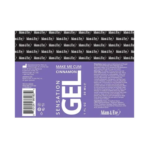 Adam & Eve Make Me Cum Clit Sensitizer Gel 1 oz.