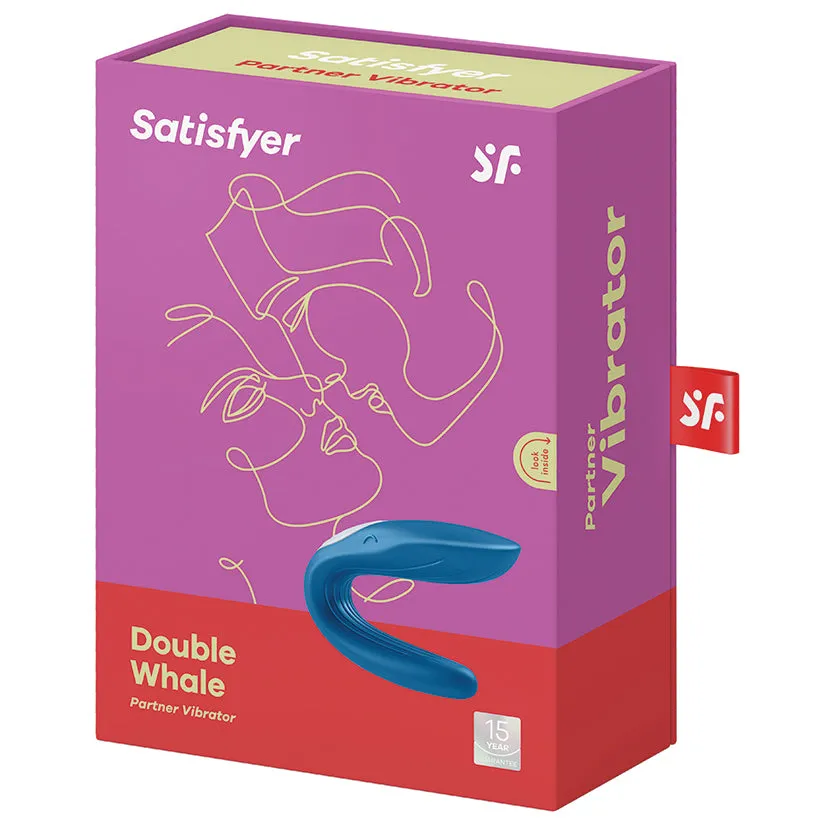 Satisfyer Double Whale Partner Vibrator Blue