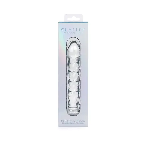 Clarity Seraphic Helix Glass Dildo