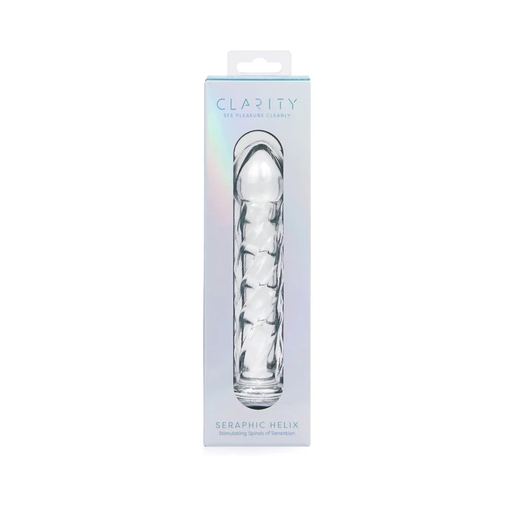 Clarity Seraphic Helix Glass Dildo