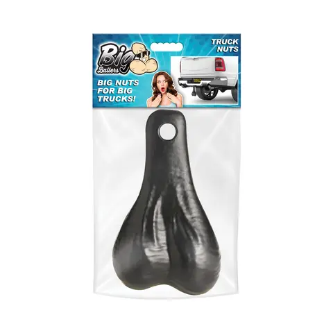 Big Ballers Small Truck Nuts in Black