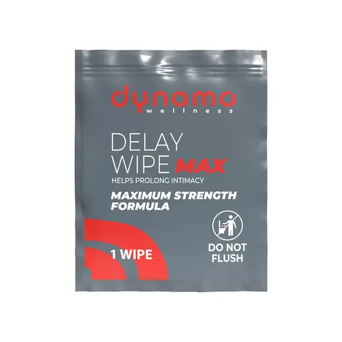 Dynamo Wellness Maximum Strength Delay Wipe 7.5% - 6 Pack