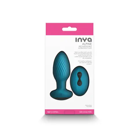 INYA Alpine Rechargeable Gyrating Plug in Teal