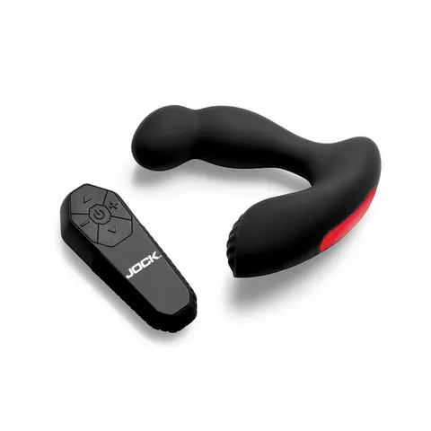 JOCK Enhancers P-Force Milking Silicone Prostate Vibrator with Remote