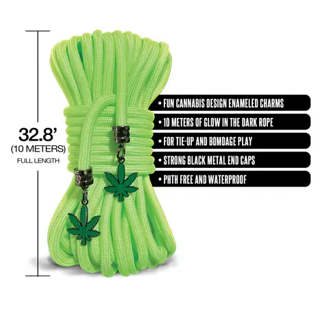 Stoner Vibes Chronic Collection Glow in the Dark Rope 32 '