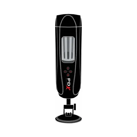PDX Elite Ultimate Milker 2 Rechargeable Gyrating Suction Stroker With Hands-Free Suction Cup