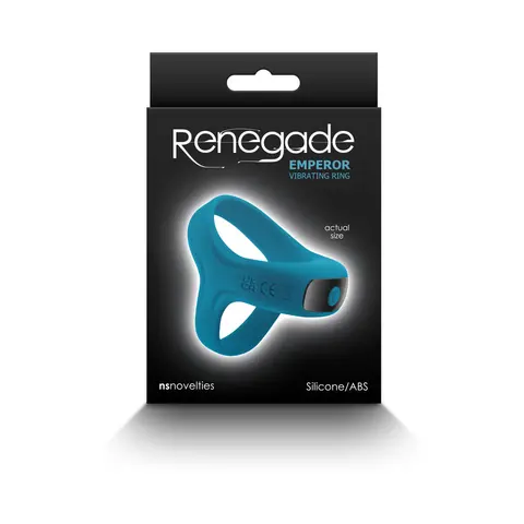 Renegade Emperor Vibrating Ring in Teal