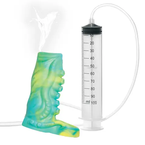 Creature Cocks Siphon Tentacle Squirting Silicone Penis Enhancer in Green