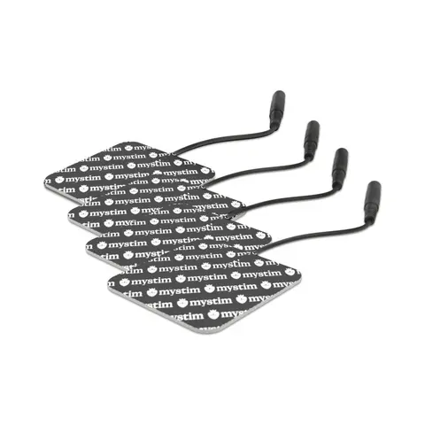 Mystim Replacement Square Electrode Pad 4-Pack