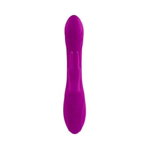 Evolved Fourgasm Rechargeable Triple Stim Vibe with Suction Silicone Purple