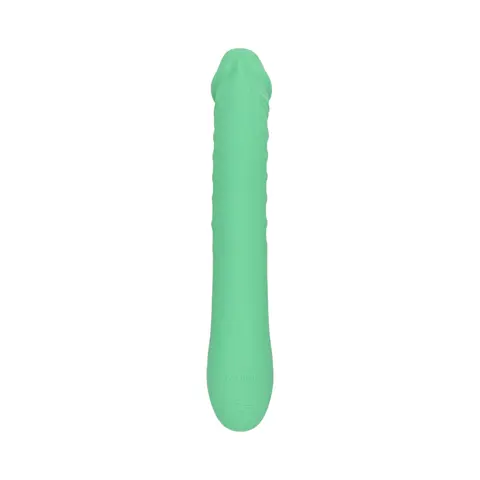 Evolved Full Throttle Rechargeable Warming Vibrator Silicone Mint Green