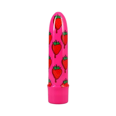 GoodHead Buzz Buddies 5 in. Muti-Speed Vibe Strawberries