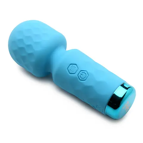 BANG! 10X Mini Silicone Wand in Blue