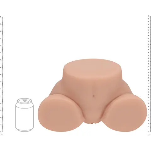 Xkin Bodyforms Lux Arden Dual Entry Vibrating Masturbator Tan