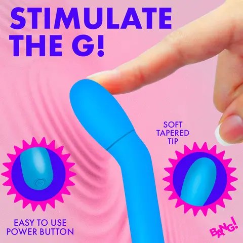 BANG! Slim G-Spot Vibrator in Blue