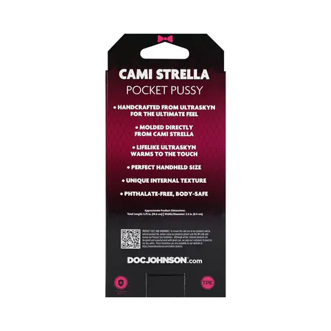 Signature Strokers Cami Strella ULTRASKYN Pocket Pussy Vanilla