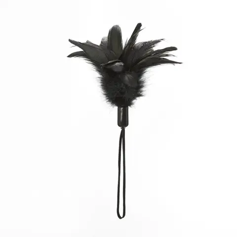 Sportsheets Pleasure Feather Tickler in Black